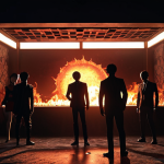 **

Prompt:  A dramatic, shadowy scene depicting the Burning Sun nightclub, with blurred figures in the background.  Highlight a sense of secrecy and illicit activity.  Incorporate elements that suggest luxury and corruption.  Subtle references to K-Pop culture in the background, but with an overall dark and unsettling tone.

**