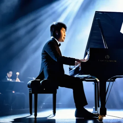 Home 29 Lang Lang의 클래식 음악과 크로스오버 시도 - **Prompt 1: Dynamic Classical Performance**
"A stunning, high-resolution photograph of world-ren...