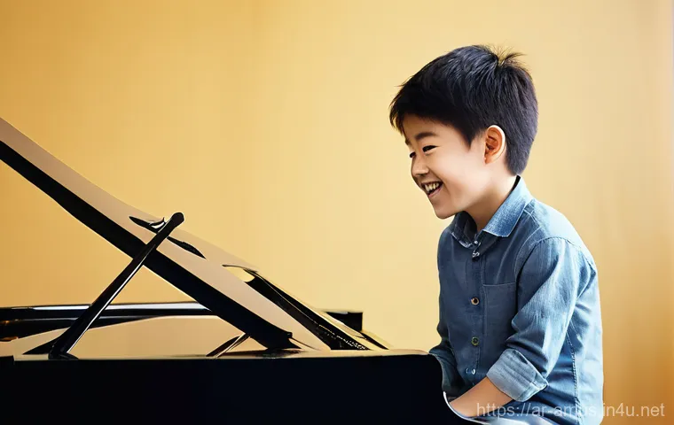 Lang Lang의 클래식 음악과 크로스오버 시도 - **Prompt 2: Cultural Ambassador and Youth Inspiration**
    "A bright and heartwarming photographic ...